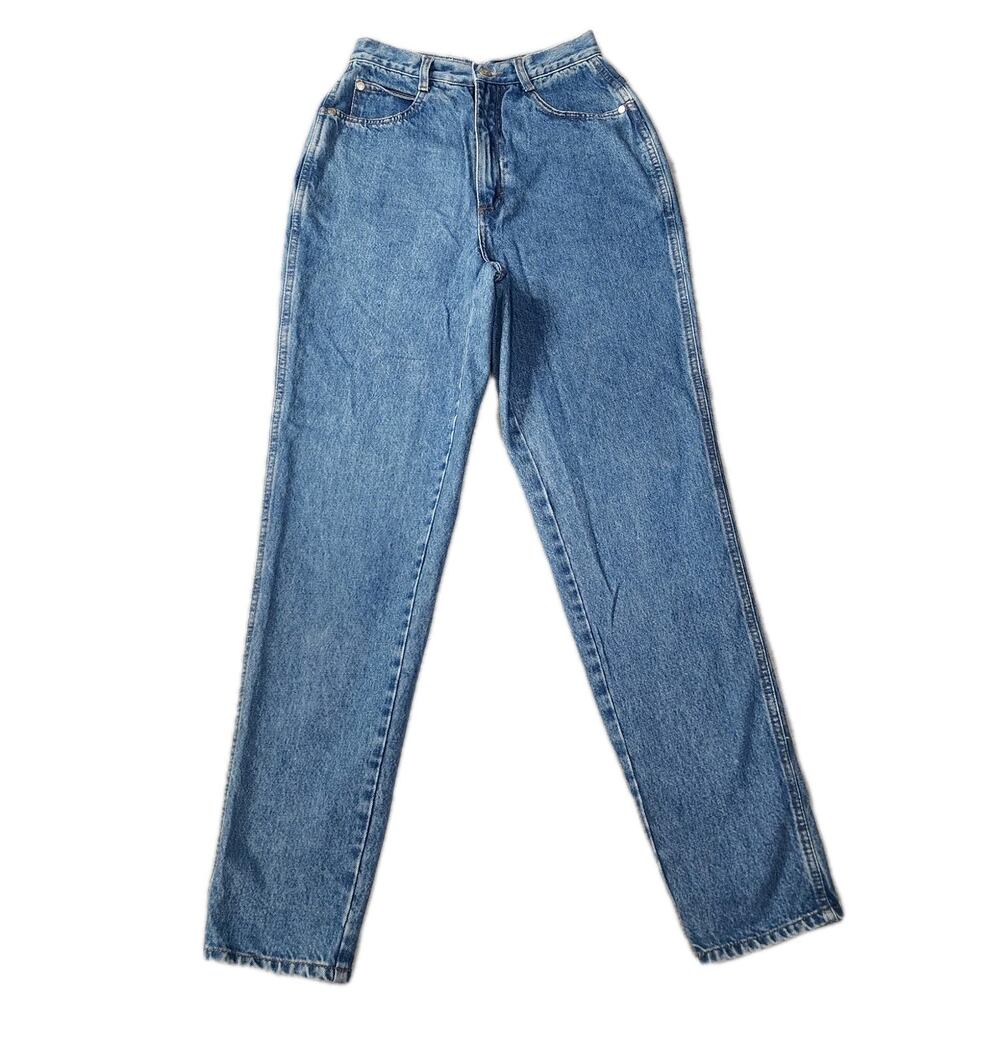 Vintage PS Gitano Jeans Straight Leg Medium Wash High Rise Mom Jeans Womens 8